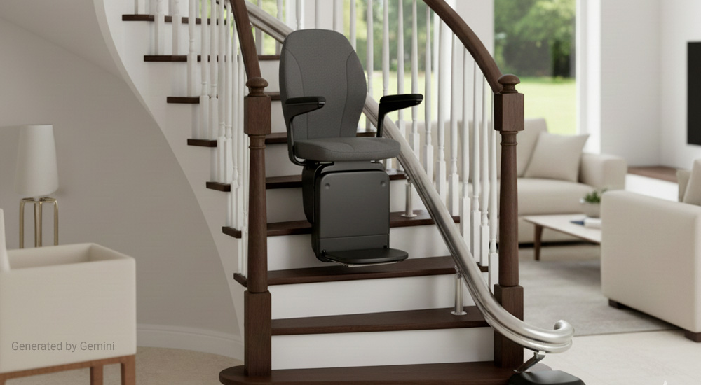 Monte escalier sur-mesure